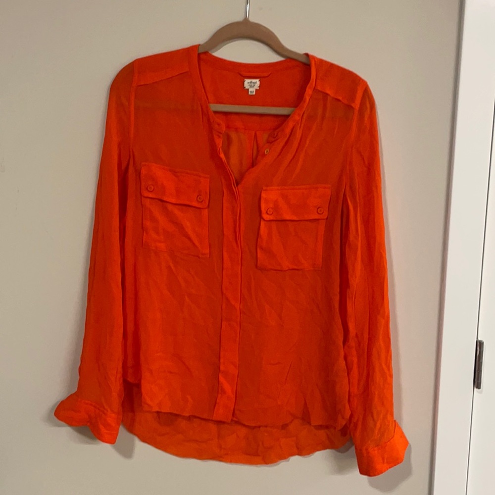 Wilfred Aritzia 100% Silk Blouse